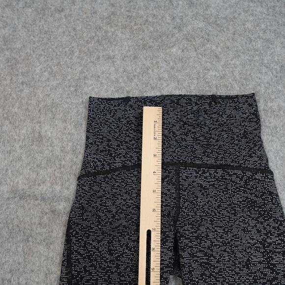 Lululemon Leggings Womens 2 Train Times 7/8 25" Mesh Run Yoga Gym Soundwave - Picture 3 of 8